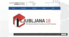 Desktop Screenshot of eypslovenia.org