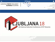 Tablet Screenshot of eypslovenia.org